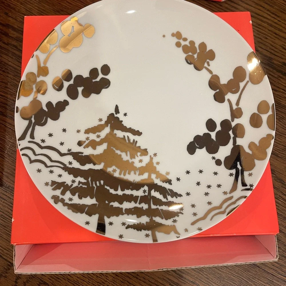 West Elm Christmas appetizer/salad plates